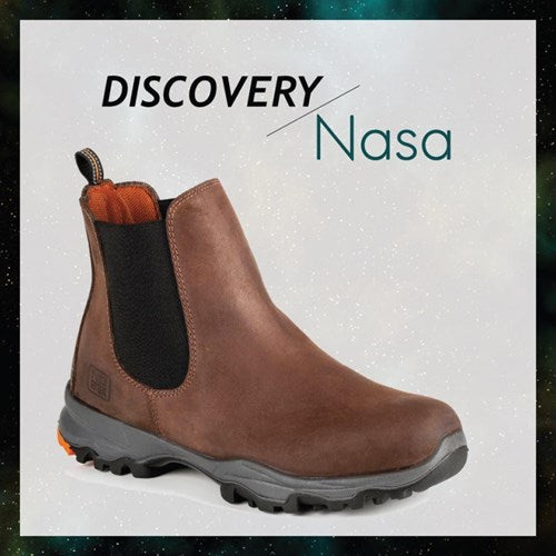 Afbeelding laden in galerijviewer, No risk nasa hoog 1017.02 metaalvrij s3 | bruin | maat 40 - 00.071.006.40