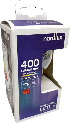 Afbeelding laden in galerijviewer, Enzo nordlux led gls e27 4,9-35w 2200k filament spiraal gold dimbaar - 2760070