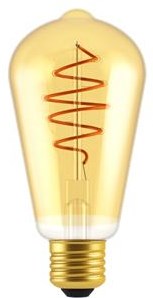 Afbeelding laden in galerijviewer, Enzo nordlux led st64 e27 4,9-35w 2200k filament spiraal gold dimbaar - 2760090