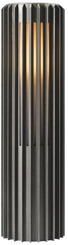 Afbeelding laden in galerijviewer, Enzo nordlux paallamp aludra e27 zilver antractiet ip44 45cm - 4800841