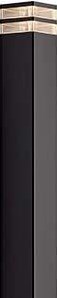 Afbeelding laden in galerijviewer, Enzo nordlux paallamp elm e27 zwart ip44 80cm - 4800830