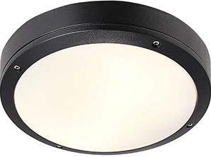Afbeelding laden in galerijviewer, Enzo nordlux plafonniere desi 2xe27 zwart ip44 28cm - 4802999