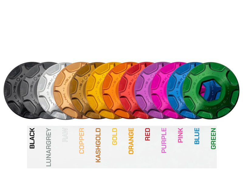 Load image into Gallery viewer, Oak components crank cap set for sram dub - m18 m30lh