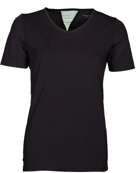 Load image into Gallery viewer, Papillon Fitness shirt s sl v-neck dames zwart maat XXL