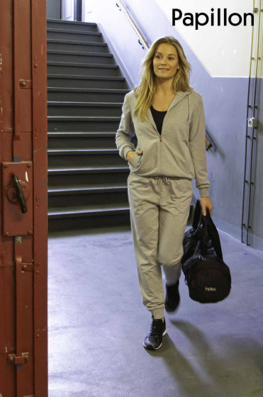 Load image into Gallery viewer, Papillon Sweat pants cuff dames grijs maat 3XL