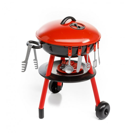 Load image into Gallery viewer, Paradiso toys Speelgoedbarbecue 50 cm 30-Delig Rood zwart