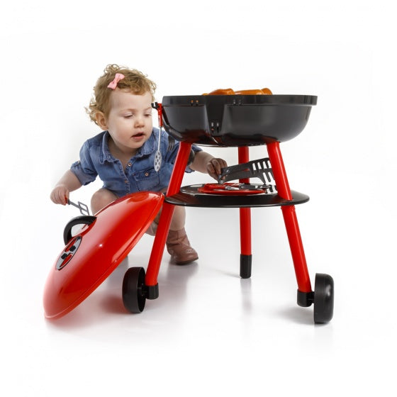 Load image into Gallery viewer, Paradiso toys Speelgoedbarbecue 50 cm 30-Delig Rood zwart