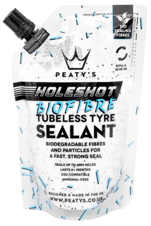 Load image into Gallery viewer, Peaty's holeshot biofibre tubeless tyre sealant