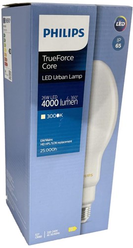Afbeelding laden in galerijviewer, Philips led e27 26w-125w hpl 3000k mat ip65 - led3637