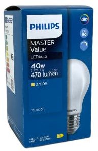 Load image into Gallery viewer, Philips led gls e27 3,4-40w 2700k filament mat dimbaar - led3773