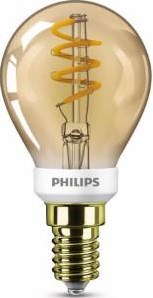 Afbeelding laden in galerijviewer, Philips led kogel e14 2,6w-20w 2000k filament gold dimbaar blister - 5101507