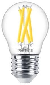 Afbeelding laden in galerijviewer, Philips led kogel e27 3,4-40w filament helder dimtone - led3747