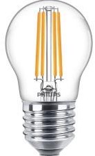 Afbeelding laden in galerijviewer, Philips led lamp - kogellamp met e27 fitting - warmwit licht: 2700k - 60w - helder glas