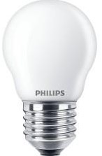 Afbeelding laden in galerijviewer, Philips led lamp - kogellamp met e27 fitting - warmwit licht: 2700k - 60w - mat glas