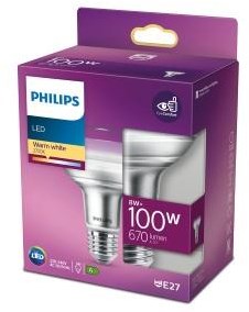Afbeelding laden in galerijviewer, Philips led spot r80 e27 8-100w 2700k blister - 5103352