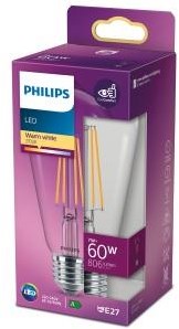 Load image into Gallery viewer, Philips led st64 e27 7-60w 2700k filament helder blister - 5102581