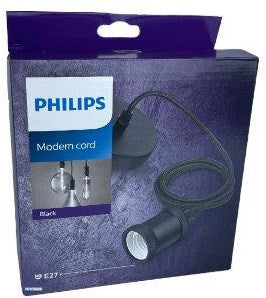 Load image into Gallery viewer, Philips snoerpendel zwart 150cm - 5473850