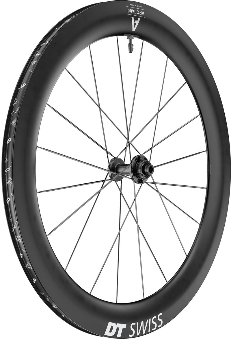 Load image into Gallery viewer, Dt swiss arc 1400 dicut® 65 28 disc cl carbon front wheel