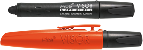 Load image into Gallery viewer, Pica 990 46 visor permanent marker | zwart - pi99046