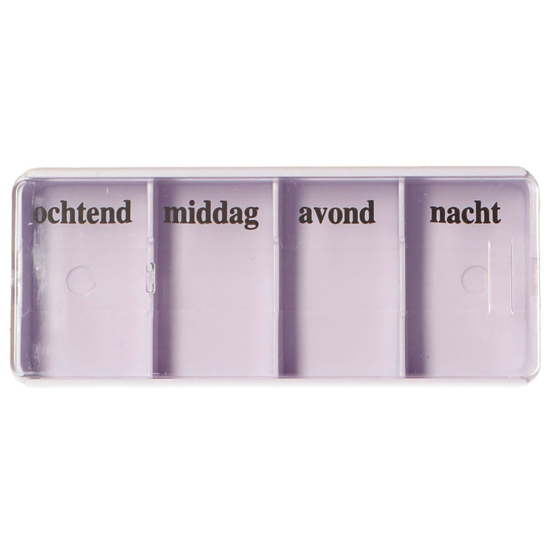 Load image into Gallery viewer, Jvdl pillendoos week 4 vakken per dag wit