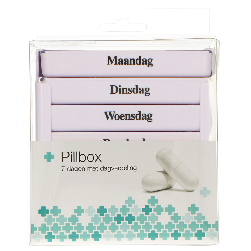 Load image into Gallery viewer, Jvdl pillendoos week 4 vakken per dag wit