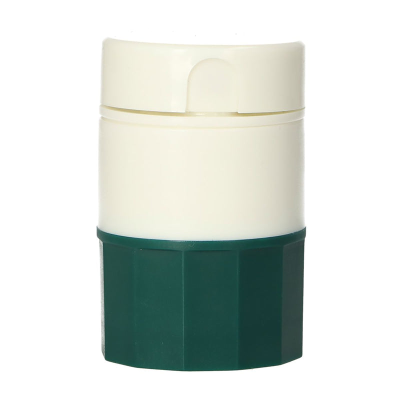 Load image into Gallery viewer, Jvdl pillendoos, pillensnijder en vergruizer 3-in-1 donkergroen