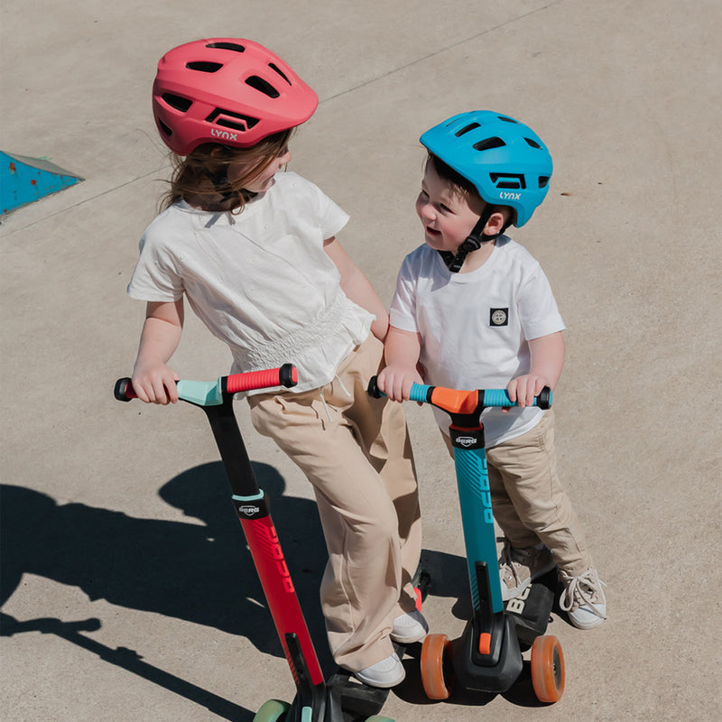 Load image into Gallery viewer, Lynx fietshelm kidz m