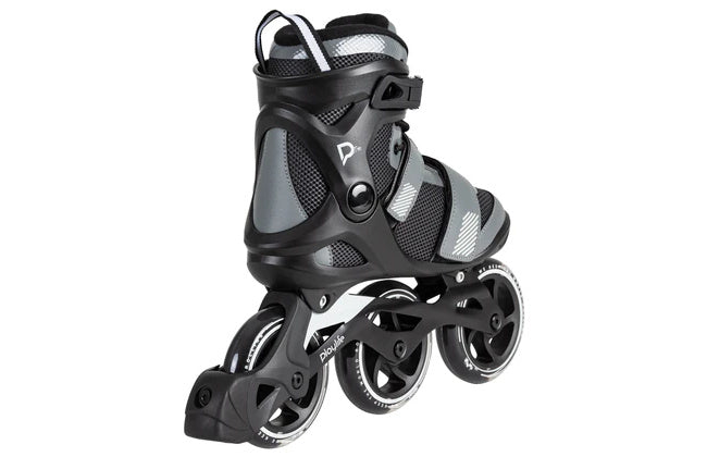 Afbeelding laden in galerijviewer, Playlife gt 110 fitness inlineskates zwart grijs maat 37