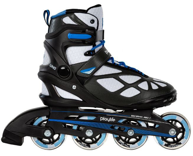 Load image into Gallery viewer, Playlife Inline skates Black 80 softboot 82A zwart maat 37
