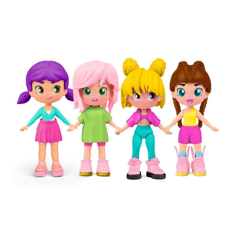 Afbeelding laden in galerijviewer, Pinypon top girl 11cm met deco tattoos