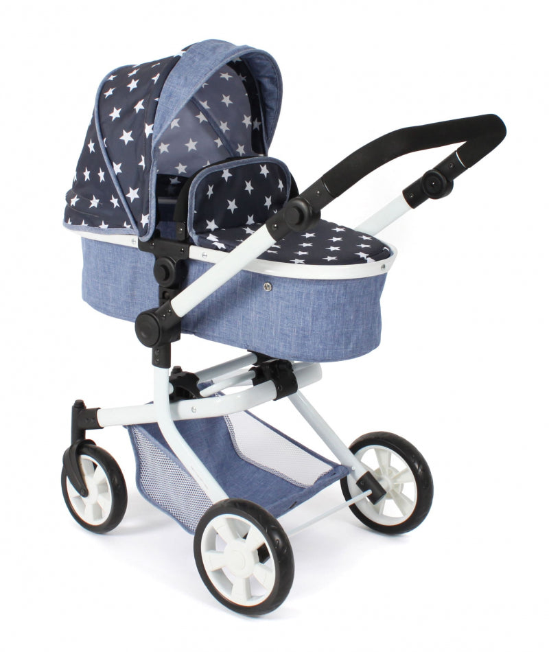 Load image into Gallery viewer, Bayer chic poppenwagen mika combi (navy sterren)