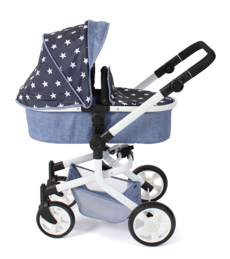 Load image into Gallery viewer, Bayer chic poppenwagen mika combi (navy sterren)