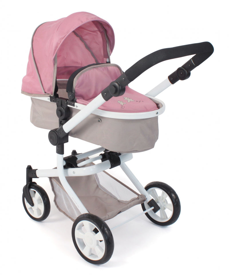 Load image into Gallery viewer, Bayer chic poppenwagen mika combi (roze taupe beer)