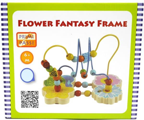 Afbeelding laden in galerijviewer, Jonotoys primi passi - houten kralenframe fantasy