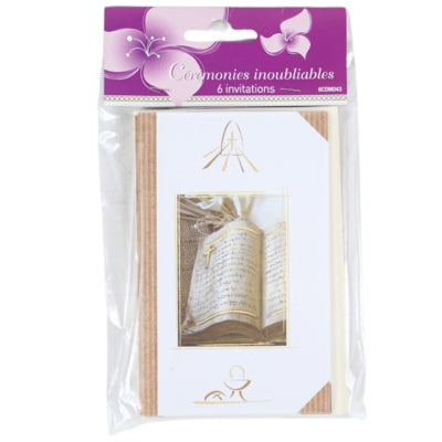 Load image into Gallery viewer, Uitnodiging kaart 13,5 cm 6 stuks | 24 stuks