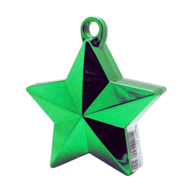 Load image into Gallery viewer, Amscan ballongewicht ster groen 10 cm | 24 stuks