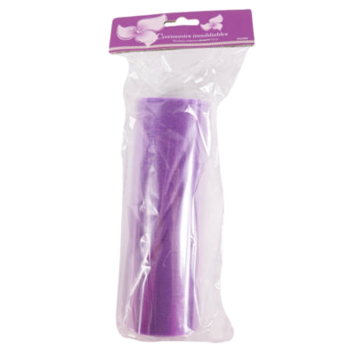 Load image into Gallery viewer, Organza op rol paars 15 cm x 10 m | 24 stuks