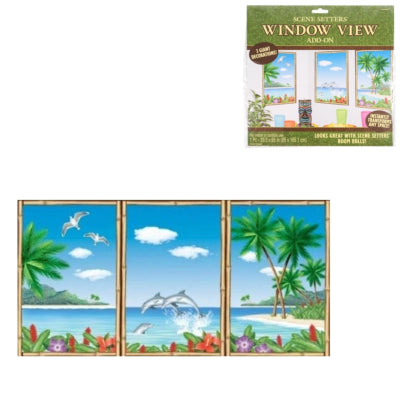 Load image into Gallery viewer, Amscan wanddecoratie drieluik poster tropical 85 cm set van 3 | 24 stuks