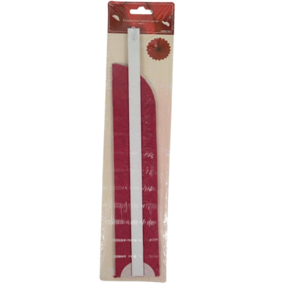 Load image into Gallery viewer, Decoratieve waaier bordeaux 60 cm | 24 stuks