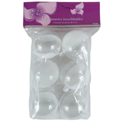 Load image into Gallery viewer, Hangerbal wit 5 cm set van 6 | 32 stuks
