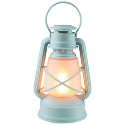 Load image into Gallery viewer, Gusta led lantaarn op batterij lichtblauw 28 cm | 6 stuks