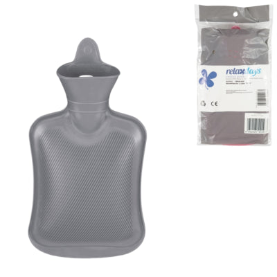 Load image into Gallery viewer, Relaxdays warmwater kruik grijs 1 l | 12 stuks