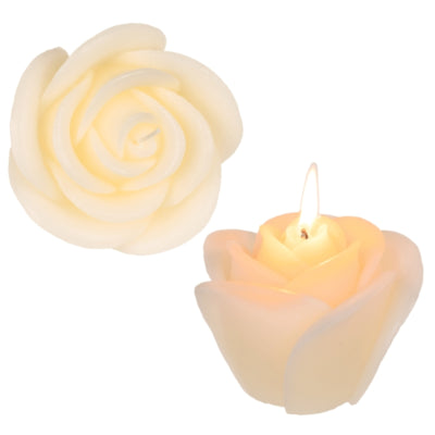 Afbeelding laden in galerijviewer, Out of the blue kaars roos crème 11 cm | 12 stuks