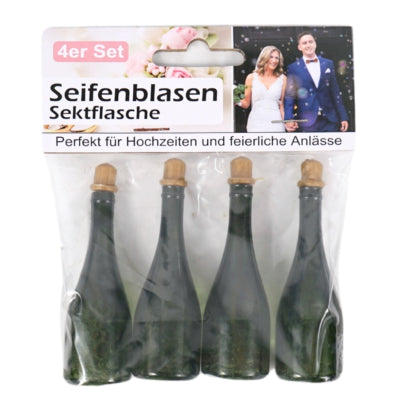Afbeelding laden in galerijviewer, Bellenblaas champagnefles 7,7 cm 4 stuks | 24 stuks