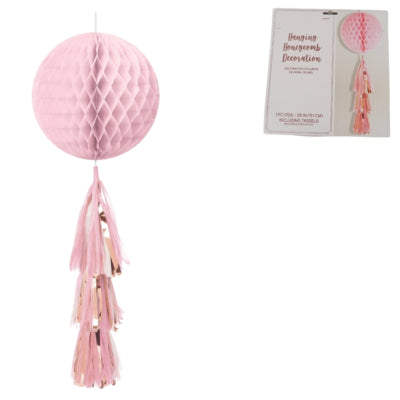 Load image into Gallery viewer, Amscan honeycomb bal roze 71 cm | 12 stuks