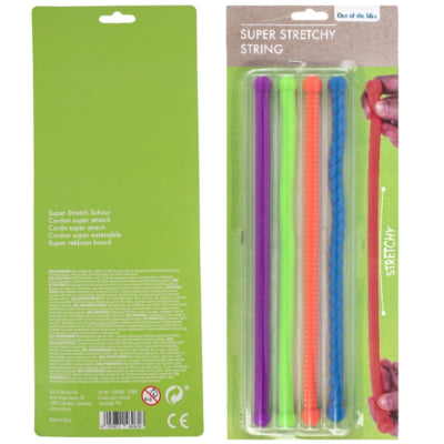 Afbeelding laden in galerijviewer, Super stretch anti-stress touw 27 cm set van 4 | 24 stuks