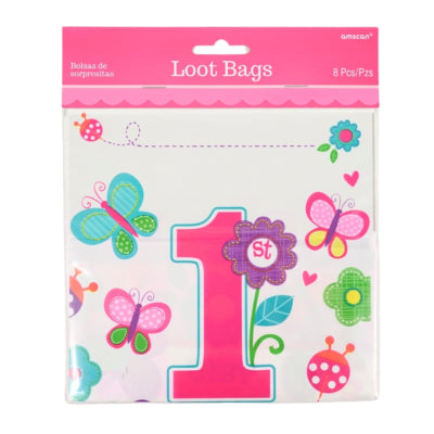 Load image into Gallery viewer, Ty par zakjes eerste verjaardag birthday girl set van 8 | 24 stuks
