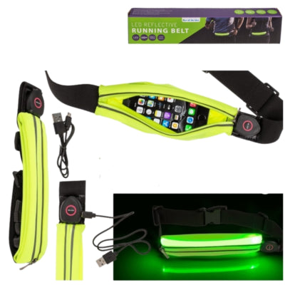 Afbeelding laden in galerijviewer, Hardloop heuptas met oplaadbare led verlichting | 24 stuks