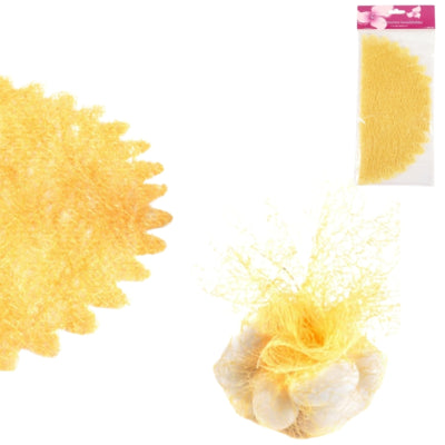 Load image into Gallery viewer, Geschenkverpakking tule geel 24 cm 6 stuks | 24 stuks