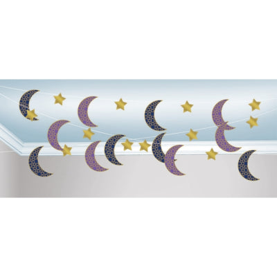 Load image into Gallery viewer, Amscan decoratie slinger oosters folie 213 cm | 24 stuks